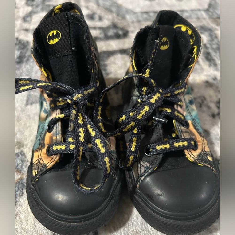 Converse All Star Chuck Taylor Batman Toddler Shoes Size 7 High Top DC Comics